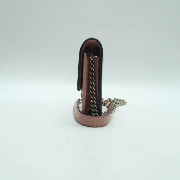 GUCCI Interlocking Pink Leather Shoulder Bag 643-040825 - Picture 3 of 12